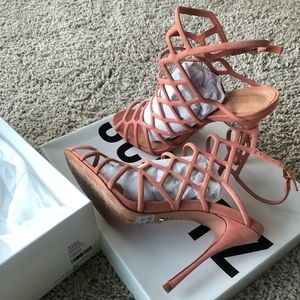 Schutz
Juliana Suede Caged Sandal